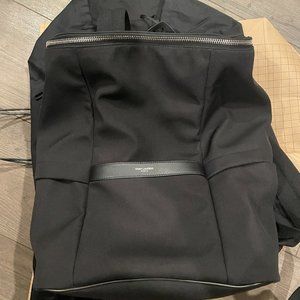 SAINT LAURENT Saint Laurent Black Canvas Sid Backpack